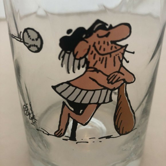 Vintage Arby's Johnny Hart BC Ice Age Collector's Series Glass 1981 "Wiley" - Picture 2 of 6